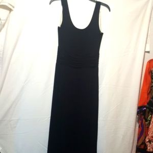 Simple Black Knit Maxi Dress